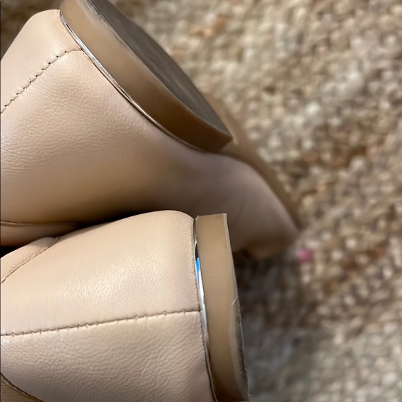 Karl Lagerfeld Cream Ballet Flats with Rounded Toe - Picture 6 of 6